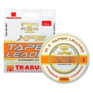 ΠΕΤΟΝΙΕΣ ·TRABUCCO · T-FORCE XPS TAPER LEADER 10x15m / Transparent