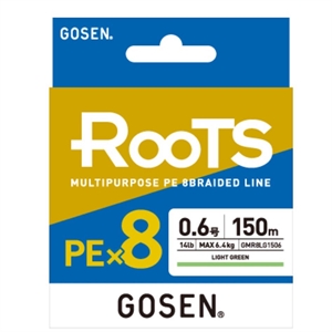 ΝΗΜΑΤΑ · GOSEN · Roots PE x 8 / Lime Green / 150 m